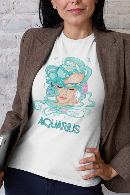 Aquarius Women's Boyfriend Tee